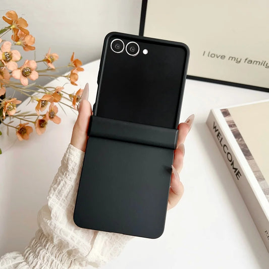 Matte solid color ultra thin hard pc case samsung z flip - product image