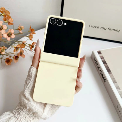 Matte solid color ultra thin hard pc case samsung z flip - product image