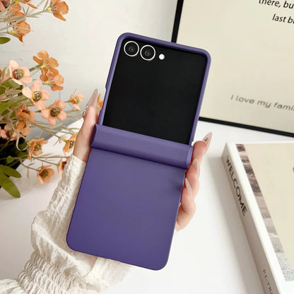 Matte solid color ultra thin hard pc case samsung z flip - product image