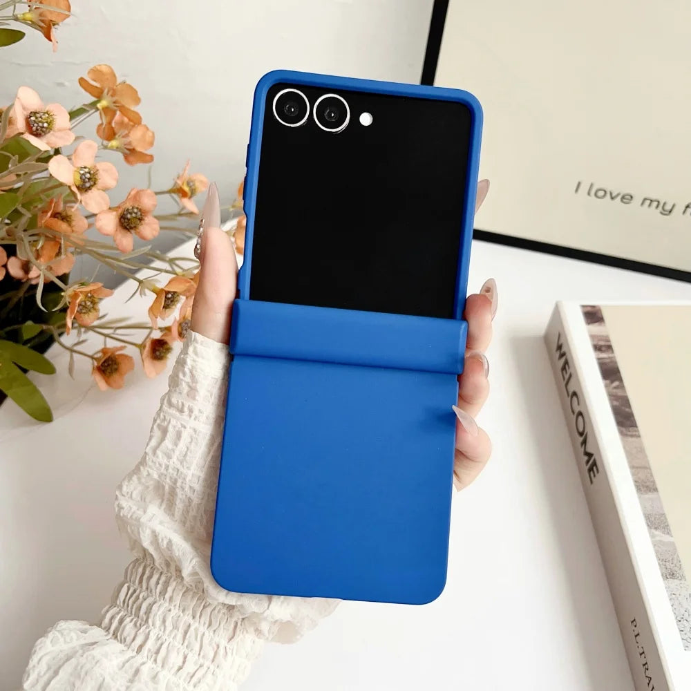 Matte solid color ultra thin hard pc case samsung z flip - product image