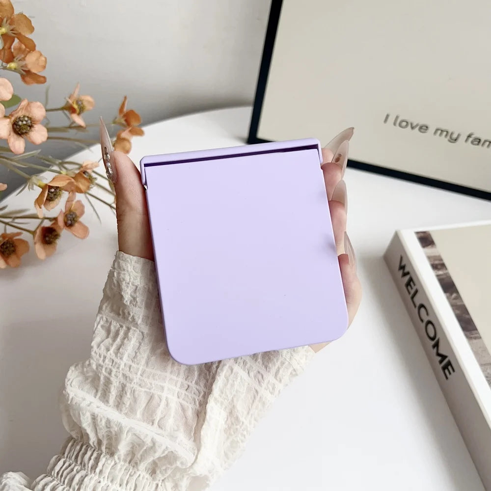 Matte solid color ultra thin hard pc case samsung z flip - product image