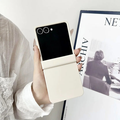 Matte solid color ultra thin hard pc case samsung z flip - product image