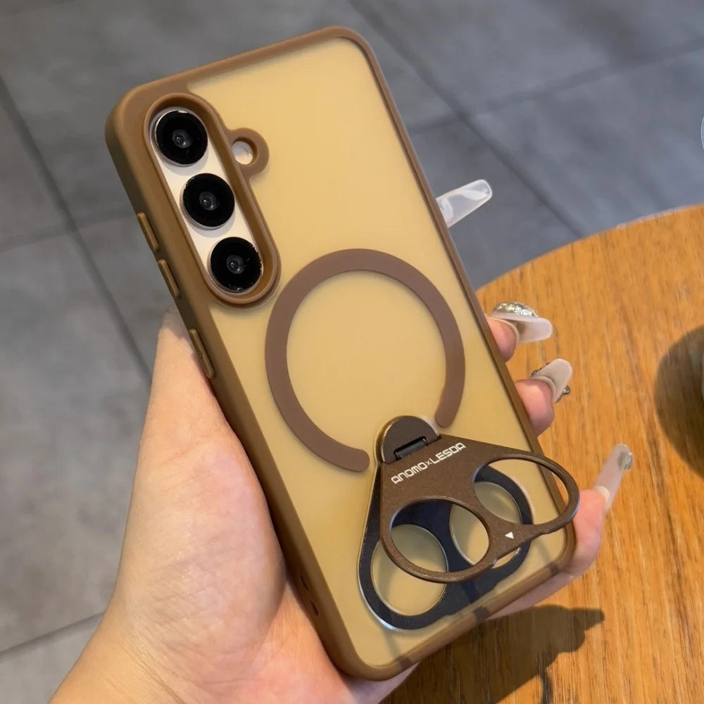 Metal stand magnetic shockproof case samsung s25 - product image