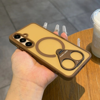 Metal stand magnetic shockproof case samsung s25 - product image