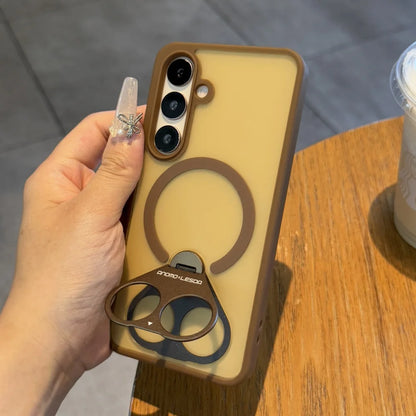 Metal stand magnetic shockproof case samsung s25 - product image