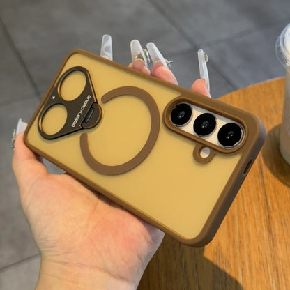 Metal stand magnetic shockproof case samsung s25 - product image