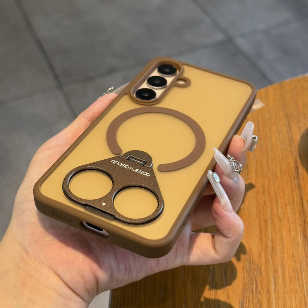 Metal stand magnetic shockproof case samsung s25 - product image