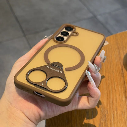 Metal stand magnetic shockproof case samsung s25 - product image