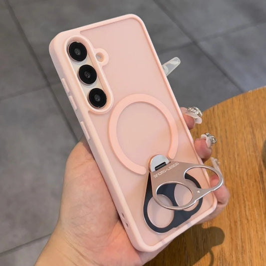 Metal stand magnetic shockproof case samsung s25 - product image