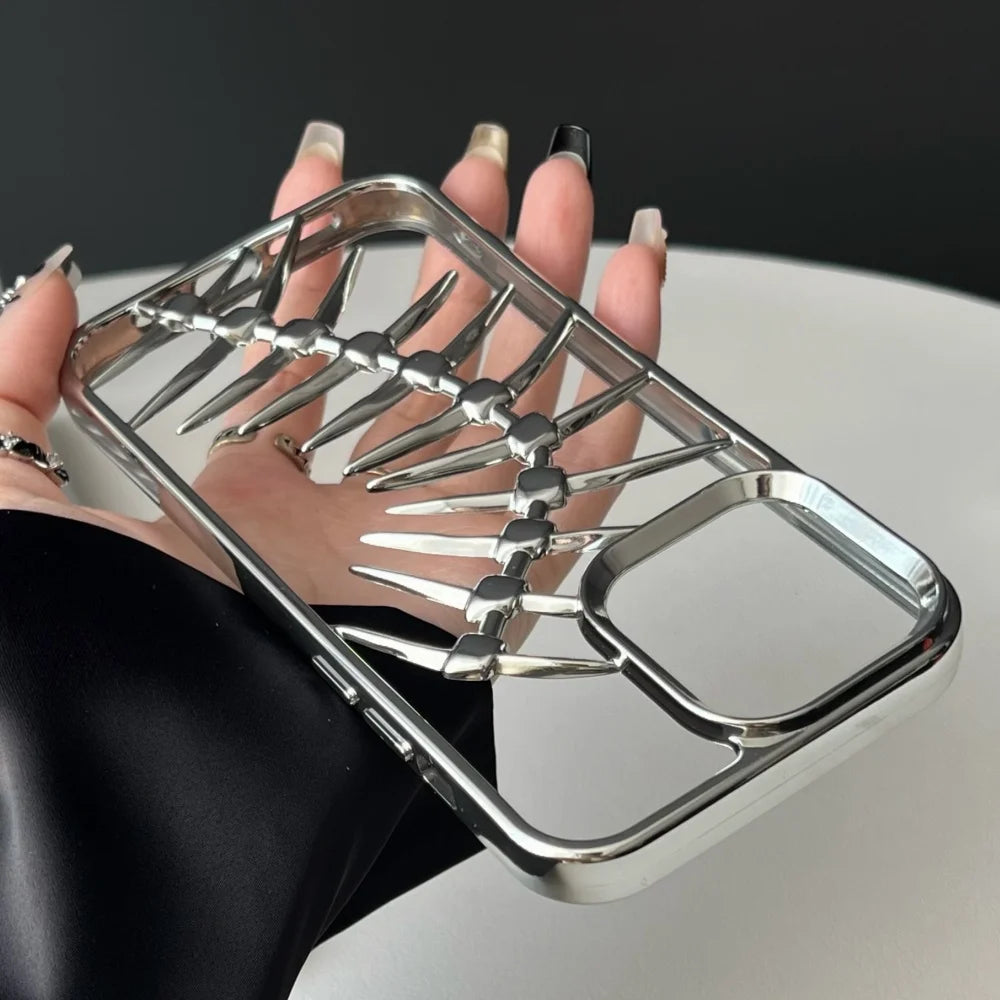 Plating 3d metal fish bone cooling case - product image