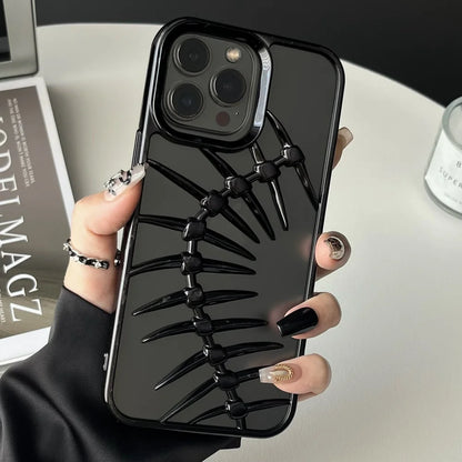 Plating 3d metal fish bone cooling case - product image