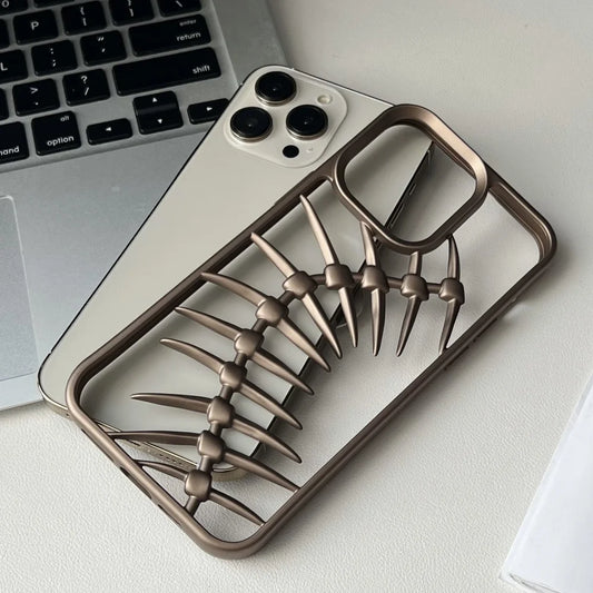 Plating 3d metal fish bone cooling case - product image