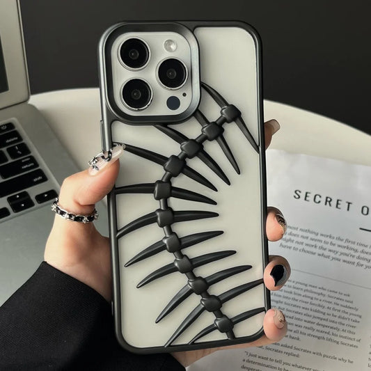 Plating 3d metal fish bone cooling case - product image