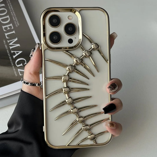 Plating 3d metal fish bone cooling case - product image