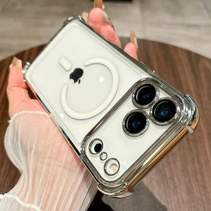 Plating clear soft magnetic camera protection case - product image