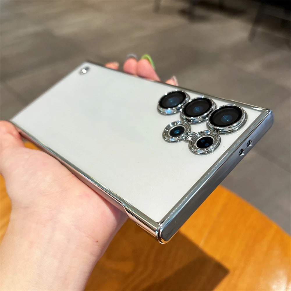 Plating frameless clear lens protection case samsung - product image