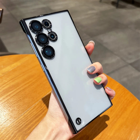 Plating frameless clear lens protection case samsung - product image