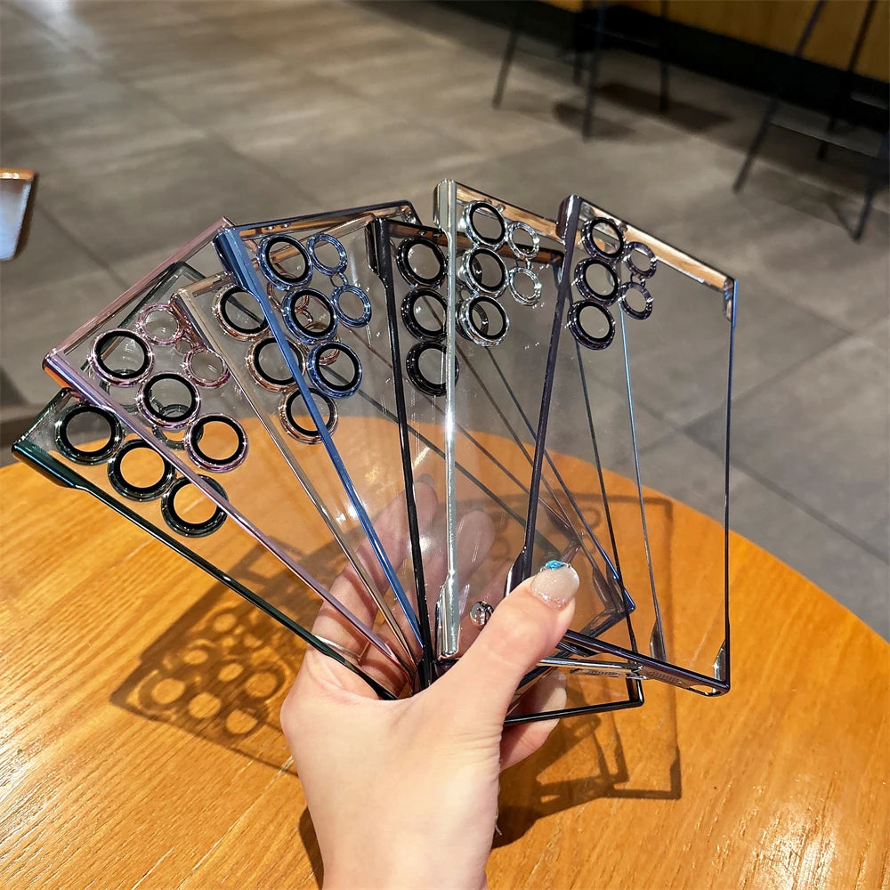 Plating frameless clear lens protection case samsung - product image