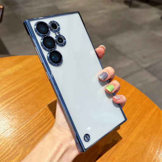 Plating frameless clear lens protection case samsung - product image