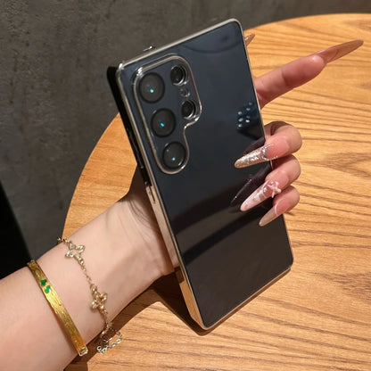 Plating glossy silicone shockproof cover - product image