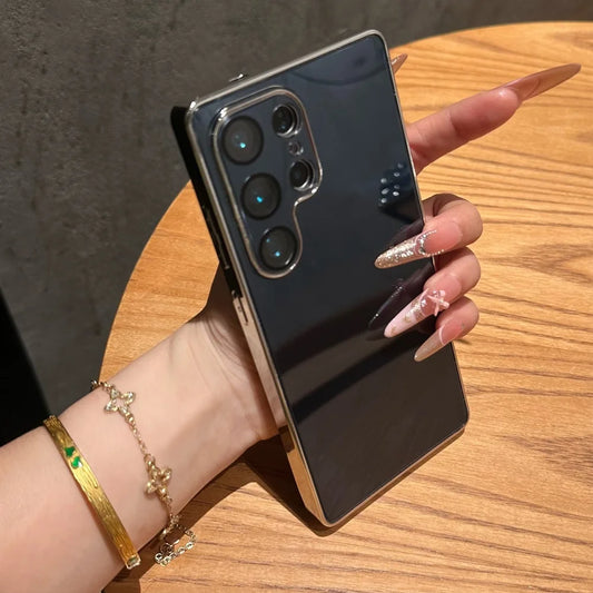 Plating glossy silicone shockproof cover - product image