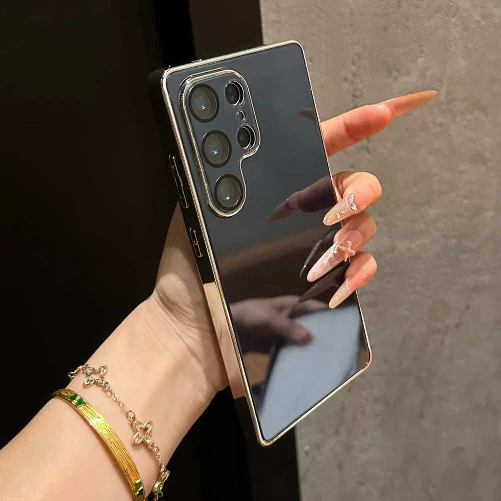 Plating glossy silicone shockproof cover - product image