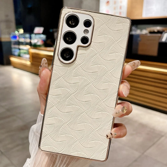 Plating leather wave texture shockproof camera protective case - product image