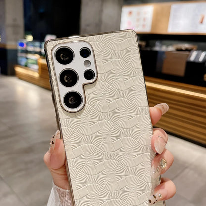 Plating leather wave texture shockproof camera protective case - product image