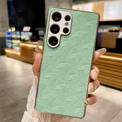 Plating leather wave texture shockproof camera protective case - product image