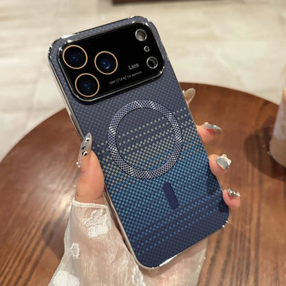 Plating magnetic carbon fiber shockproof camera case - product image