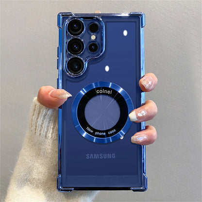Plating magnetic clear lens protection soft case - product image
