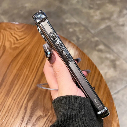 Plating magnetic ring bracket clear case - product image