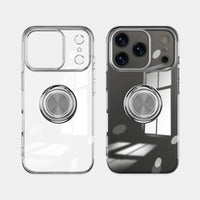 Plating Magnetic Slot Card Holder Wallet Case