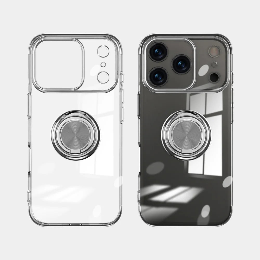 Plating magnetic slot card holder wallet case - product image