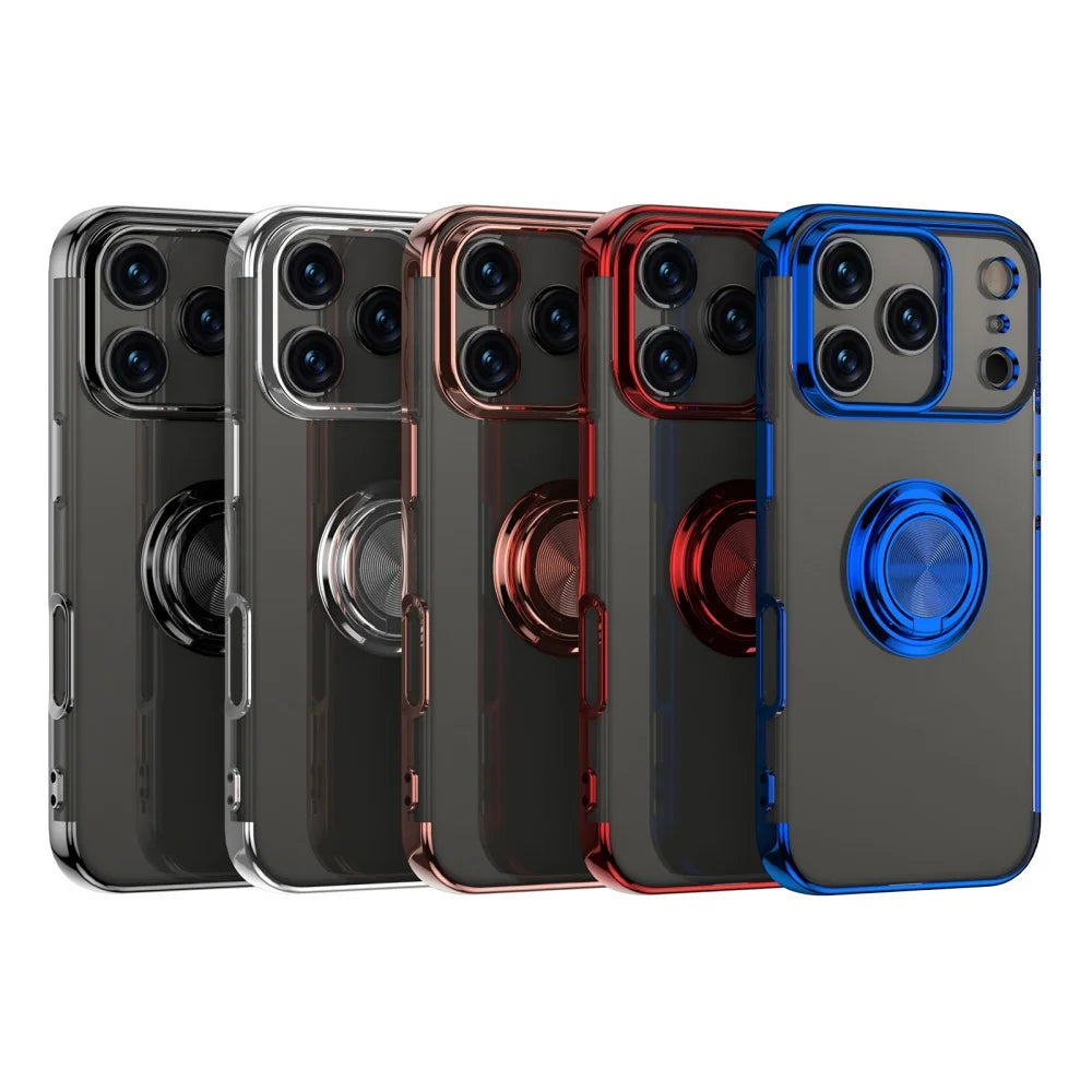 Plating magnetic slot card holder wallet case - product image