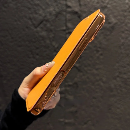 Plating magnetic slot card leather wallet case - product image