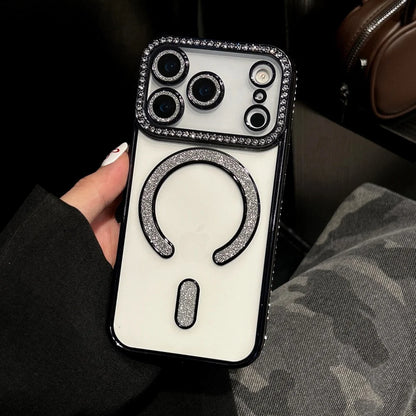 Plating magnetic transparent soft silicone shockproof case - product image