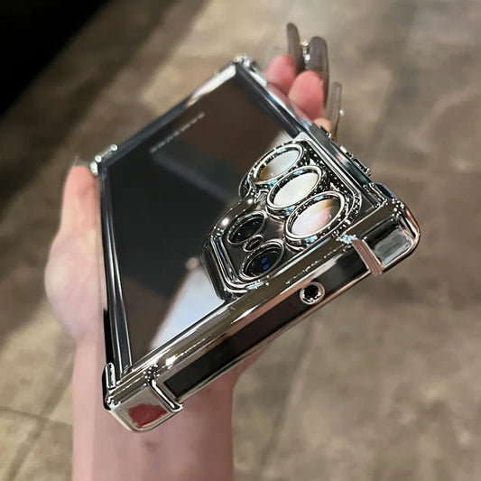 Plating transparent soft shockproof lens protection case samsung - product image