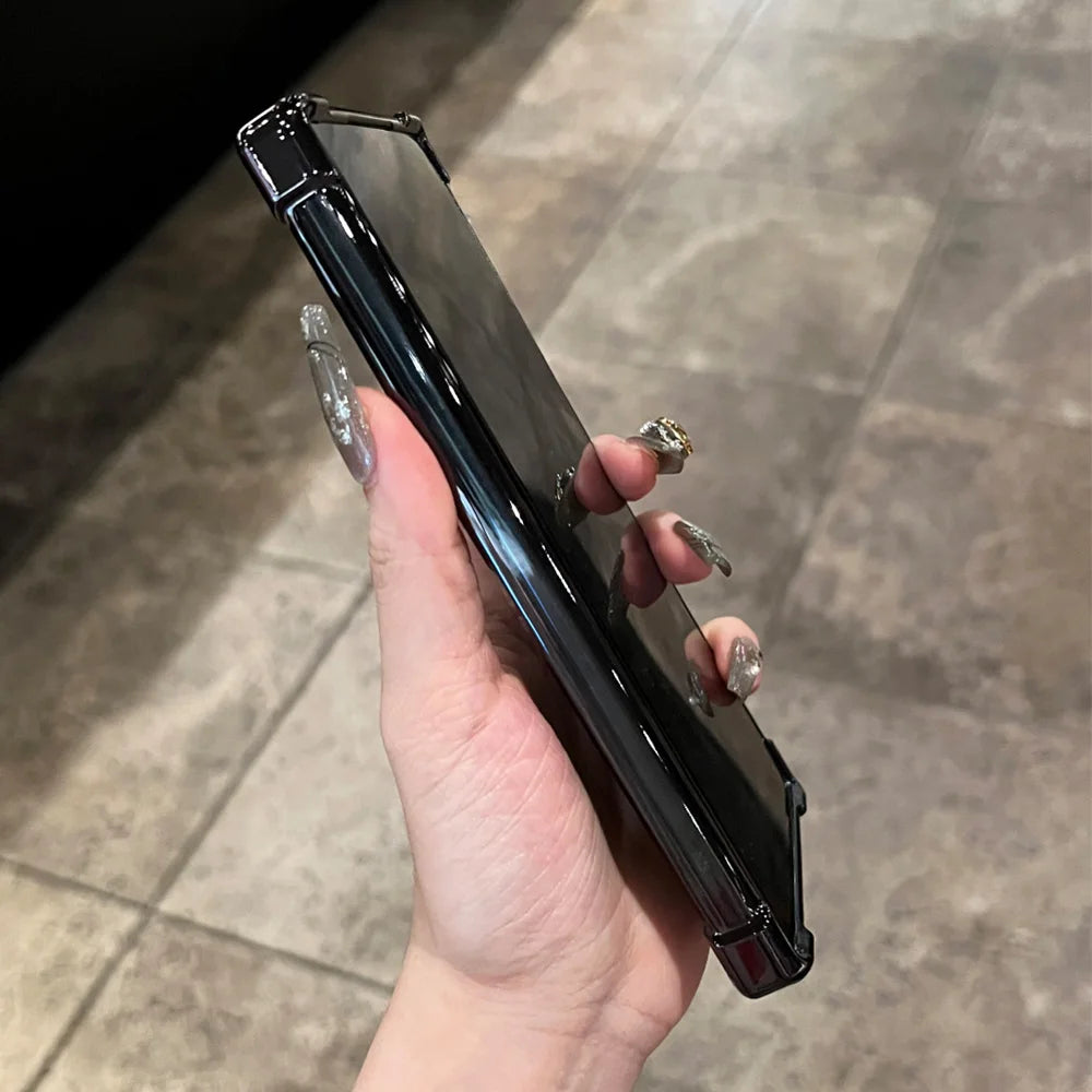 Plating transparent soft shockproof lens protection case samsung - product image