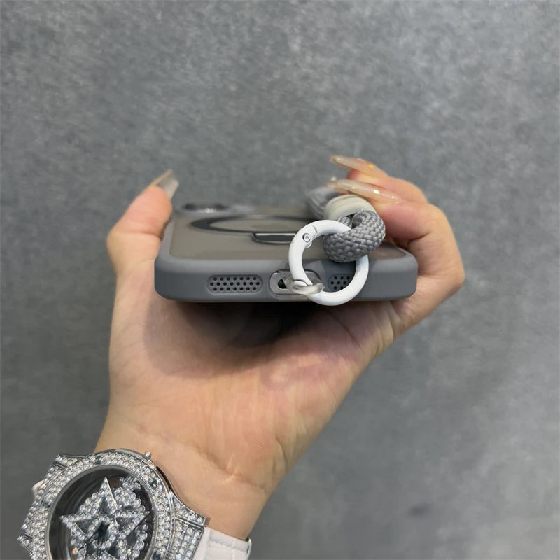 Ring magnetic stand holder matte case - product image