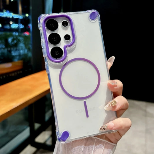 Shockproof clear magnetic silicone armor case samsung - product image