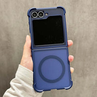 Shockproof Matte Magnetic Wireless Charging Case Samsung Z Flip