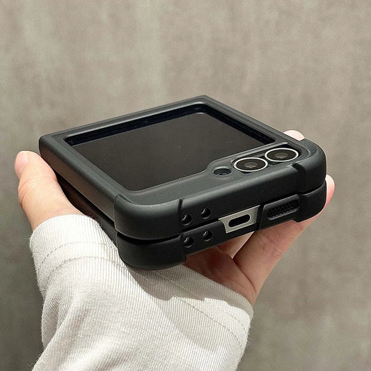 Shockproof matte magnetic wireless charging case samsung z flip - product image