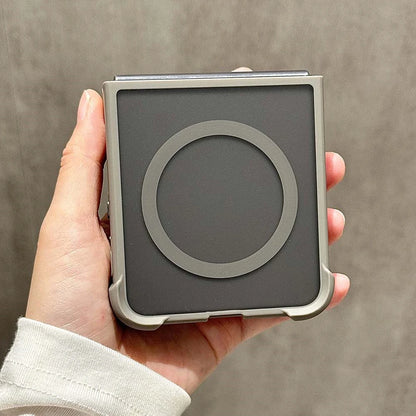 Shockproof matte magnetic wireless charging case samsung z flip - product image