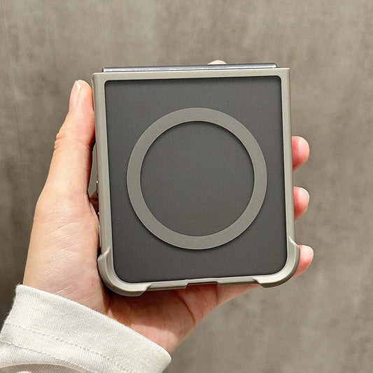Shockproof matte magnetic wireless charging case samsung z flip - product image