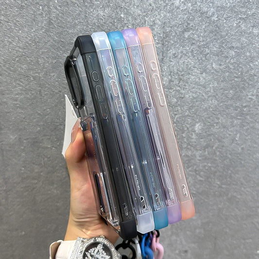 Shockproof wallet card holder wrist strap clear case - product image