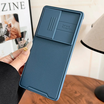 Slide camera lens protection magnetic silicone soft shockproof case samsung - product image