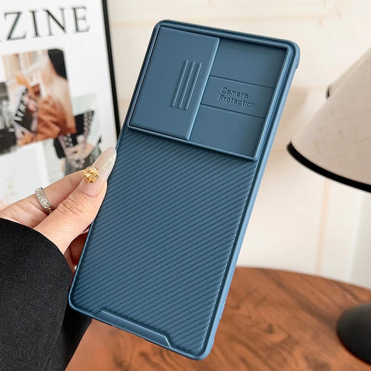 Slide camera lens protection magnetic silicone soft shockproof case samsung - product image