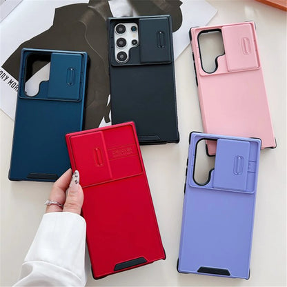 Slide camera lens protection soft silicone shockproof case samsung - product image