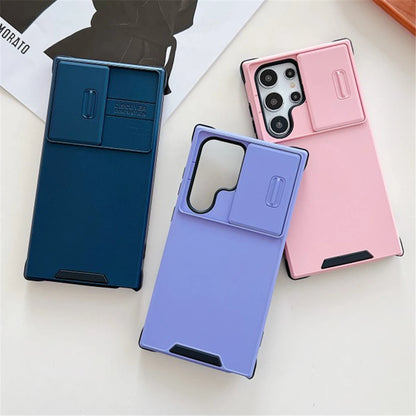 Slide camera lens protection soft silicone shockproof case samsung - product image